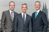 Oliver Luckner, Thomas Kahleis, Prof. Dr. Harald Schmitz (v. l.)