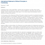 International Statement of Ethical Principles of Fundraising
