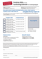 Preisliste Kalender Nr. 19a (2026)