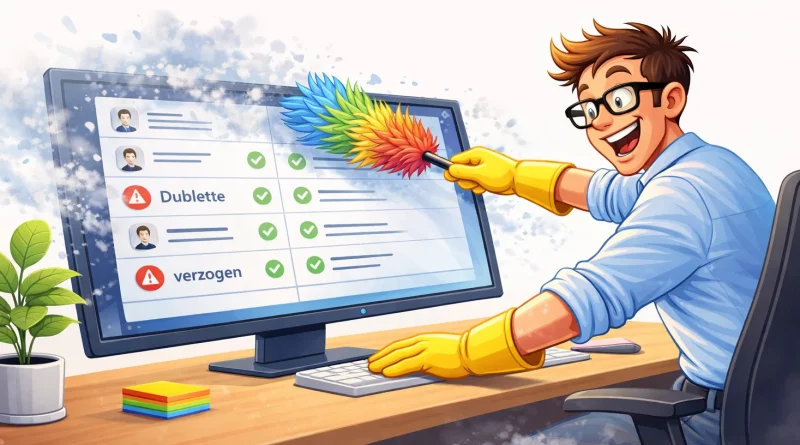 Beim Data Care Summer wird gründlich aufgeräumt in der Adress-Datenbank.