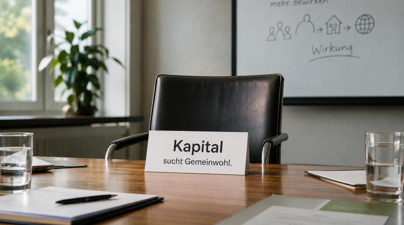Stifterdarlehen Kapital sucht Gemeinwohl-ChatGPT OPen AI