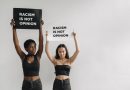 zwei Frauen engagieren sich gegen Rassismus